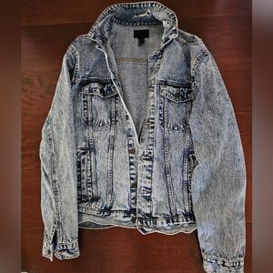 80s Inspired Distressed Denim Jacket